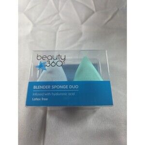 Beauty 360 Blender Sponge Duo, Latex Free,